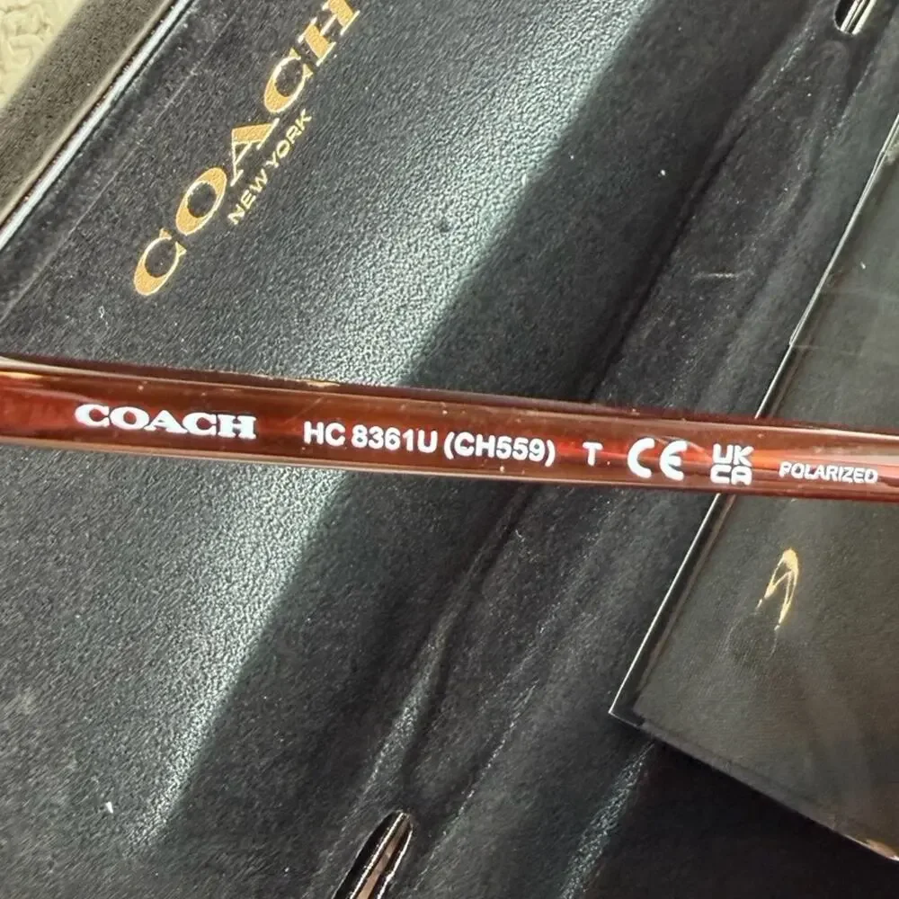 NEW Coach HC8271U L1101 Dark Tortoise Sunglasses